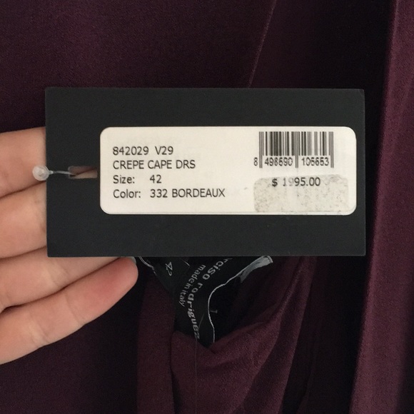 NWT Narcisso Rodriguez cape dress - Picture 5 of 6